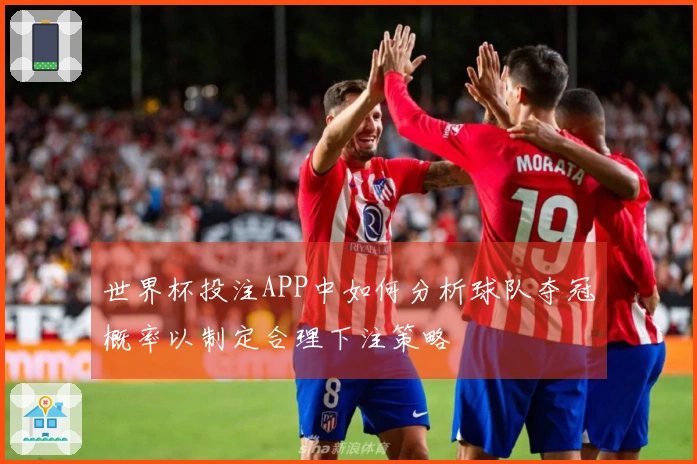 世界杯投注APP中如何分析球队夺冠概率以制定合理下注策略